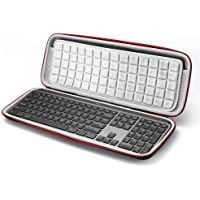 RAIACE Estuche rígido de Viaje para Logitech MX Keys Teclado Iluminado inalámbrico avanzado- Bolsa de Almacenamiento…